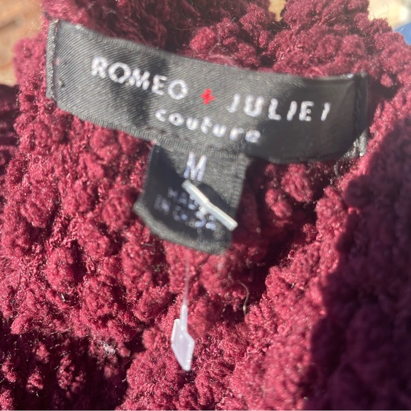 Romeo & Juliet Couture burgundy maroon sweater / XL / Excellent condition - Picture 15 of 17
